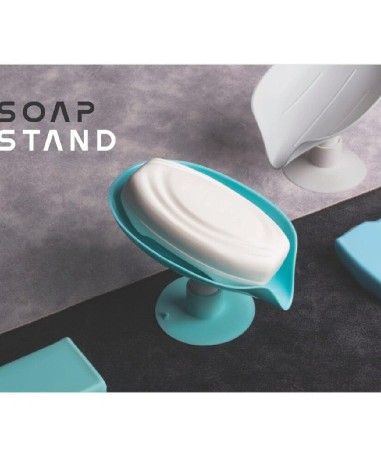 Soap Holder Stand Self Draining Soap Dish Holder Soap Box ,Sabudani (1 Pc)