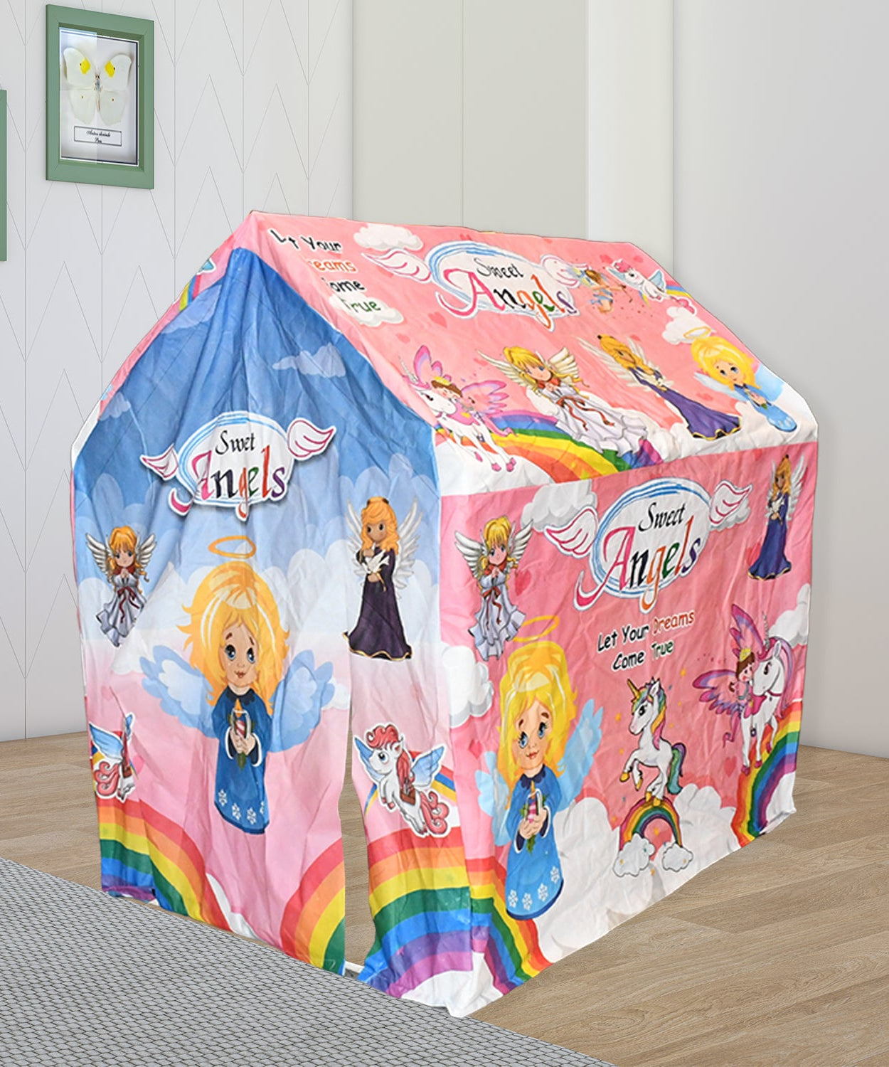 Jumbo Size Go to School Kids Play Tent House (Multicolour)