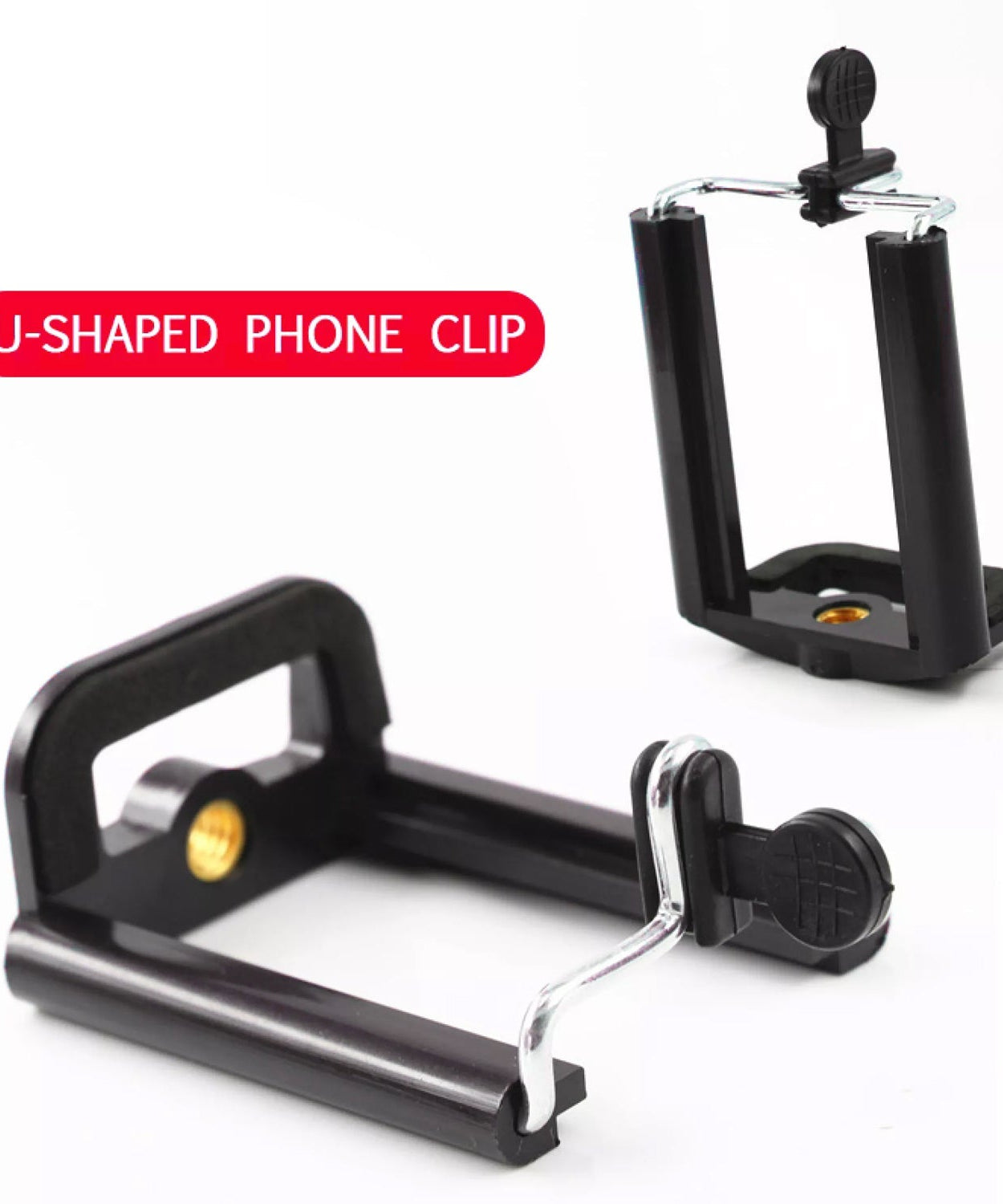 Sturdy mobile holder attachment for tripods and sticks