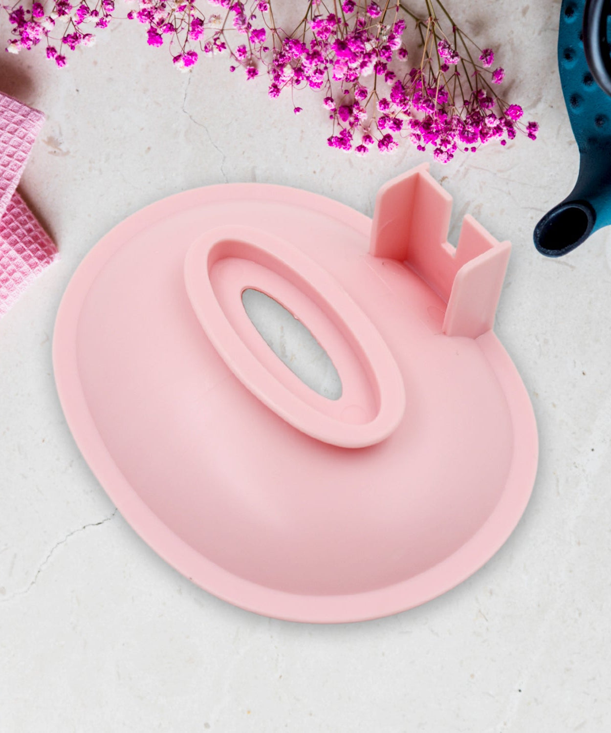 Wall Mounted 1 Layer Soap Holder with Hook Self Adhesive Plastic Soap Holder with Hook for Bathroom Kitchen Sink and Wash Basin ,Sabudani (1 Pc)