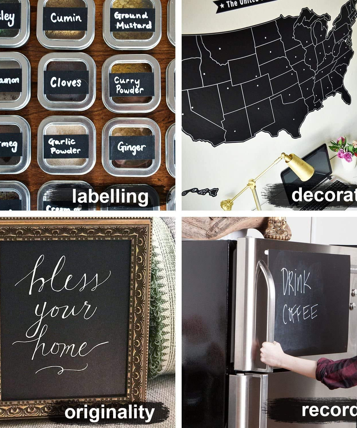 Blackboard wall sticker