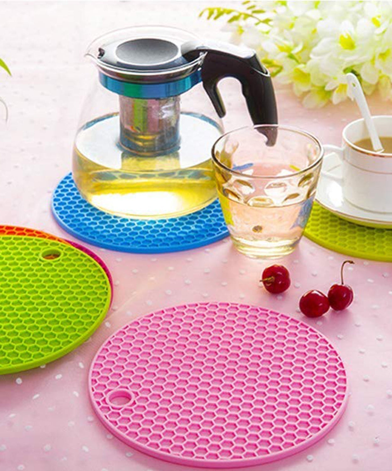 Silicone Trivet for Hot Dish and Pot, Silicone Hot Pads ( 1 pcs )