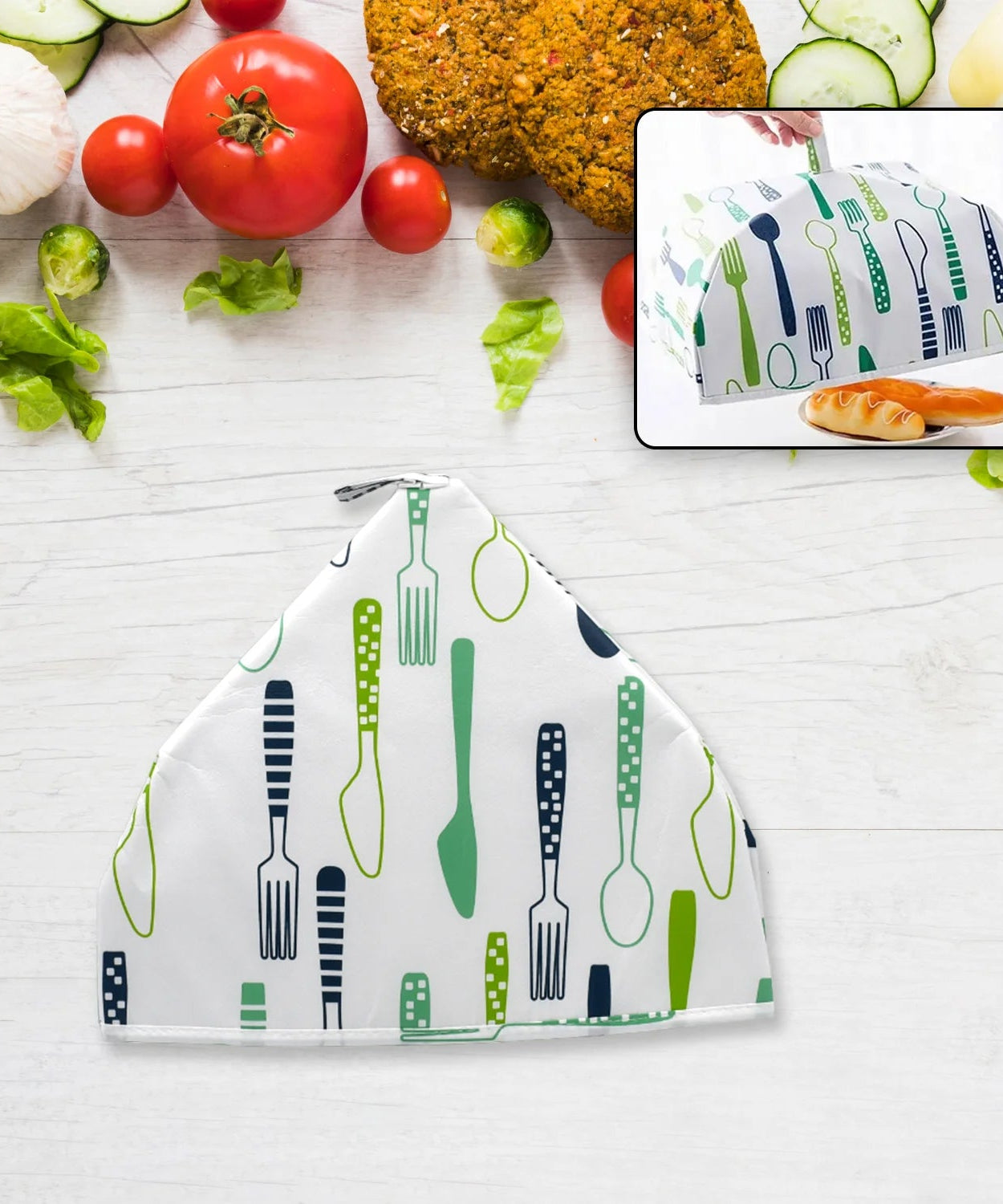 Foldable Food Covers, Kitchen Lid Foldable Cover (1 Pc / Small)