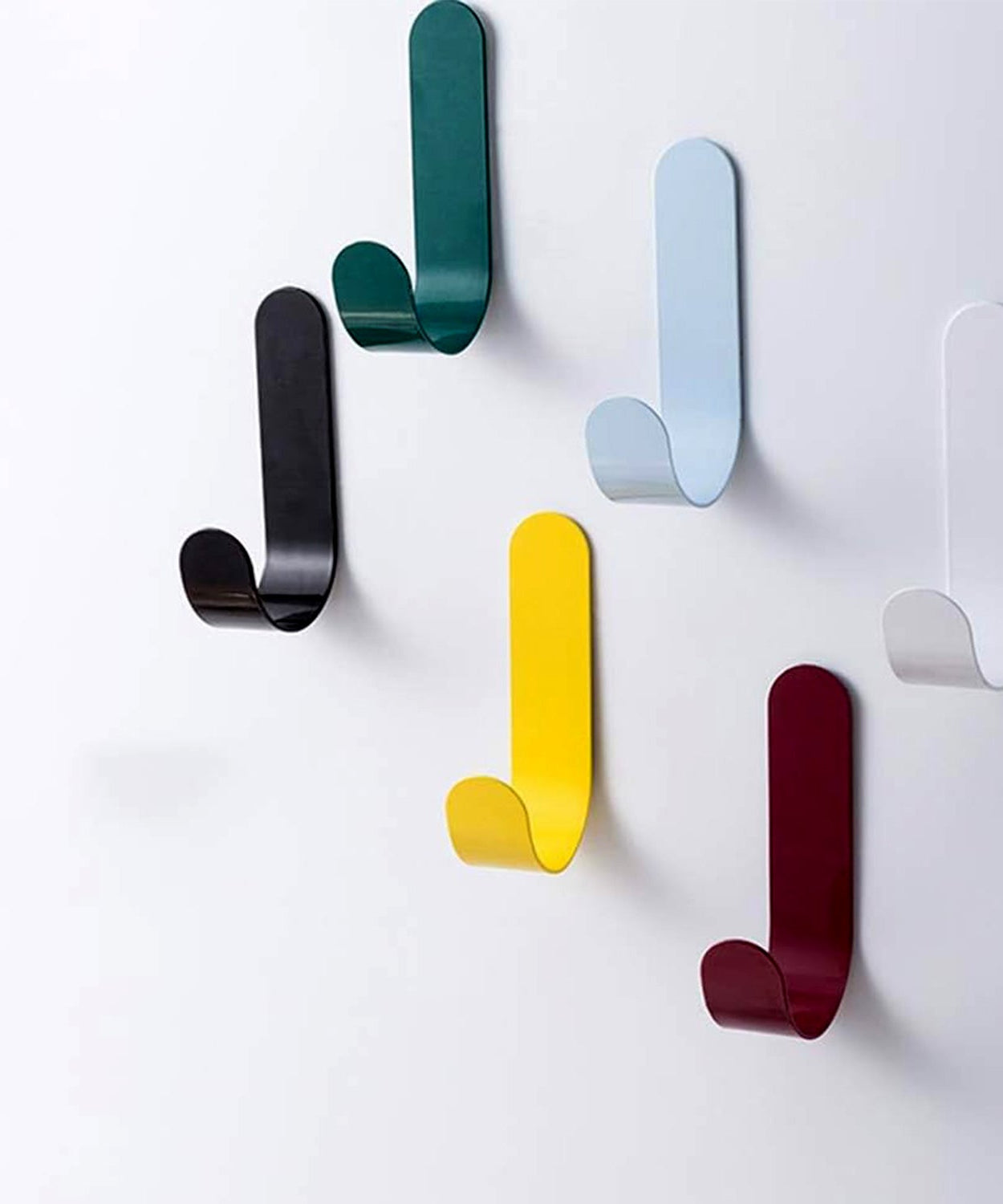 Self Adhesive Wall Hooks Waterproof Adhesive Sticky Round Hooks | Hanging Capacity 1 KG Max | Multipurpose Home Storage (20 Pcs Set)