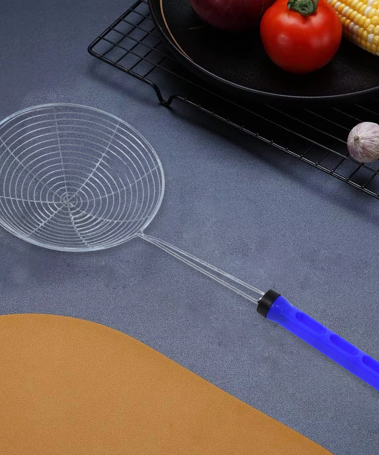 Stainless Steel Deep Fry Strainer (Big)