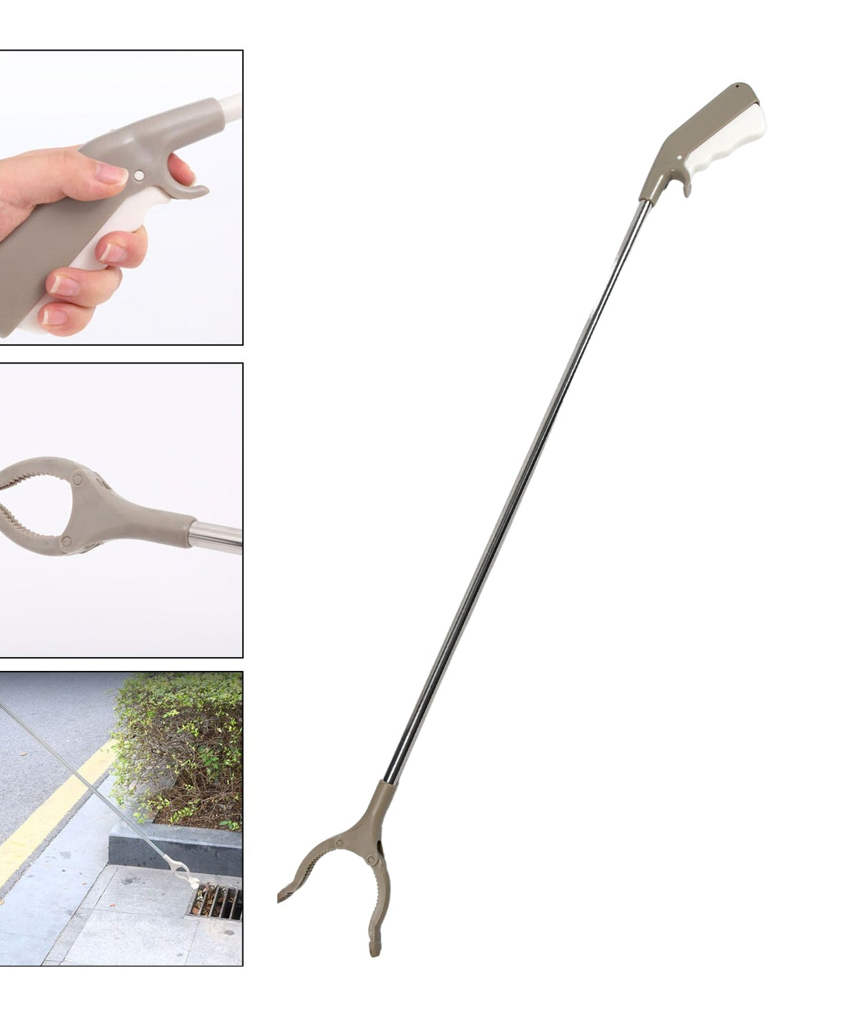 Garbage lifter claw tool