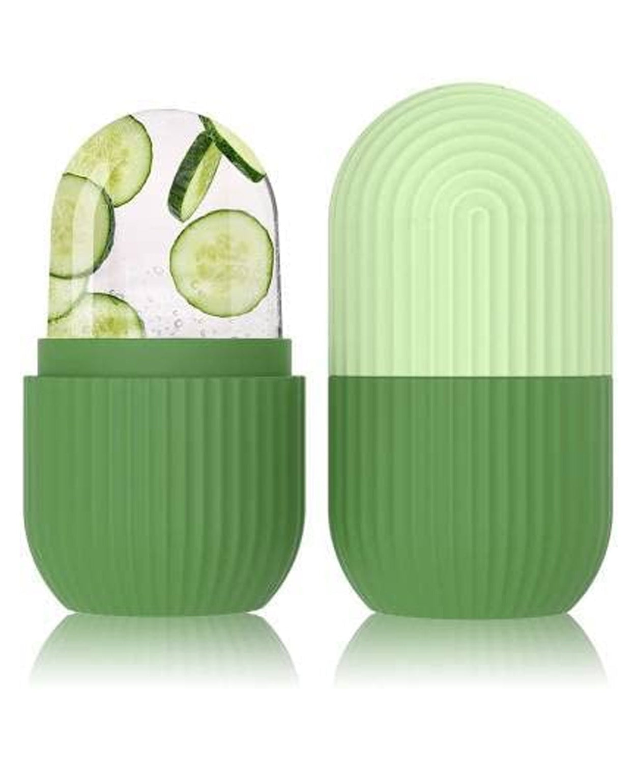 Facial roller with ice pack feature