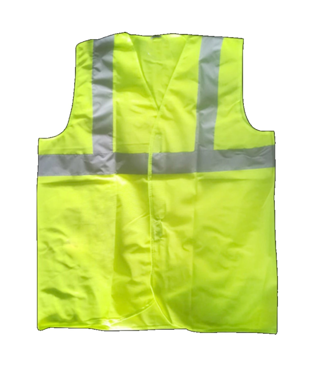 Green safety jacket for construction and accident protection