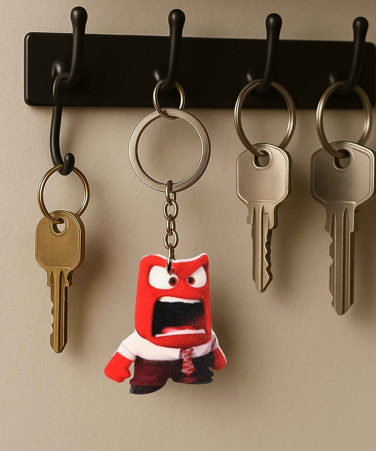 Animated Character Acrylic Keychain (1 Pc)