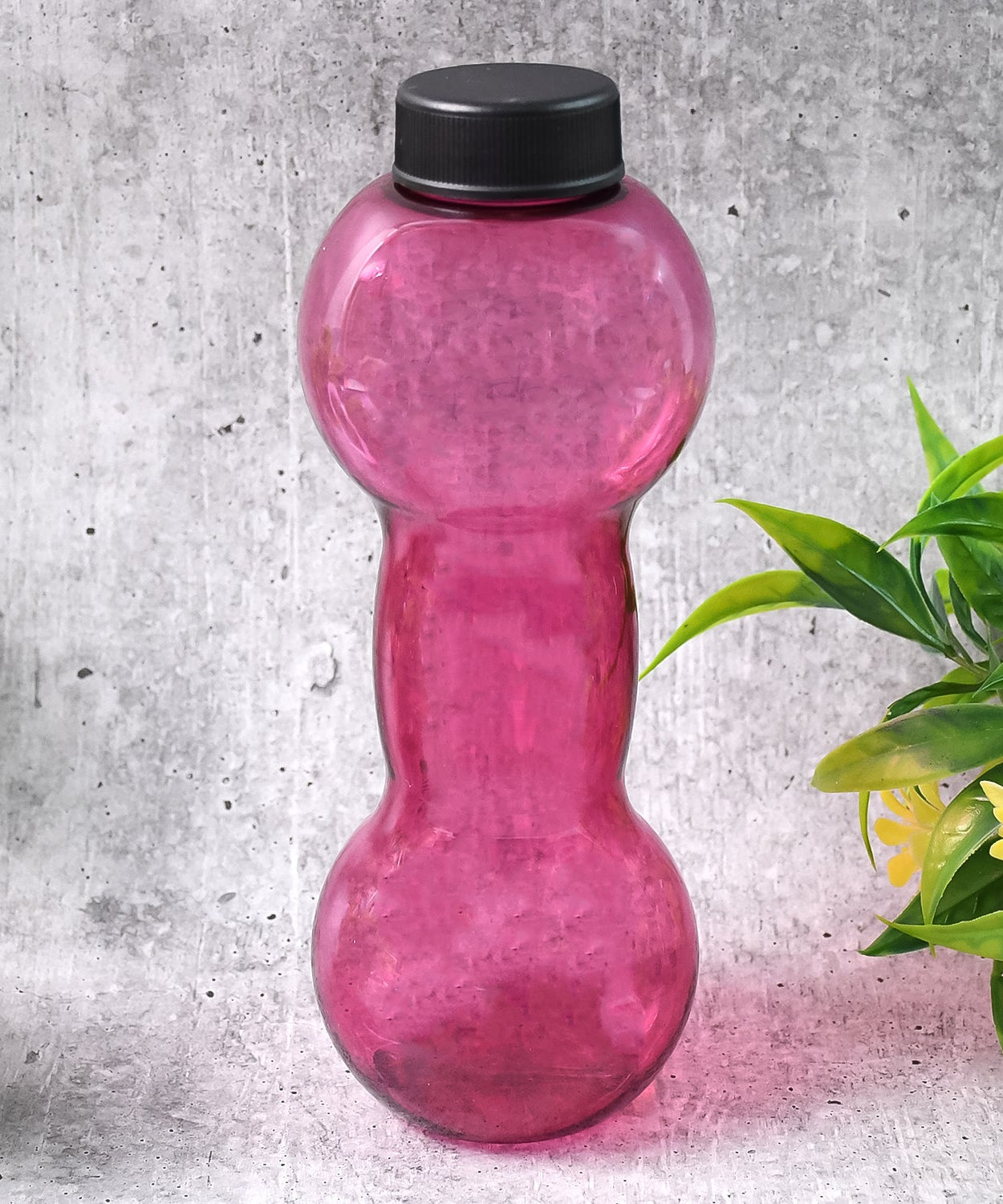 Unbreakable Plastic dumbbell Shape Water Bottle  (550 ml / 1 Pc)