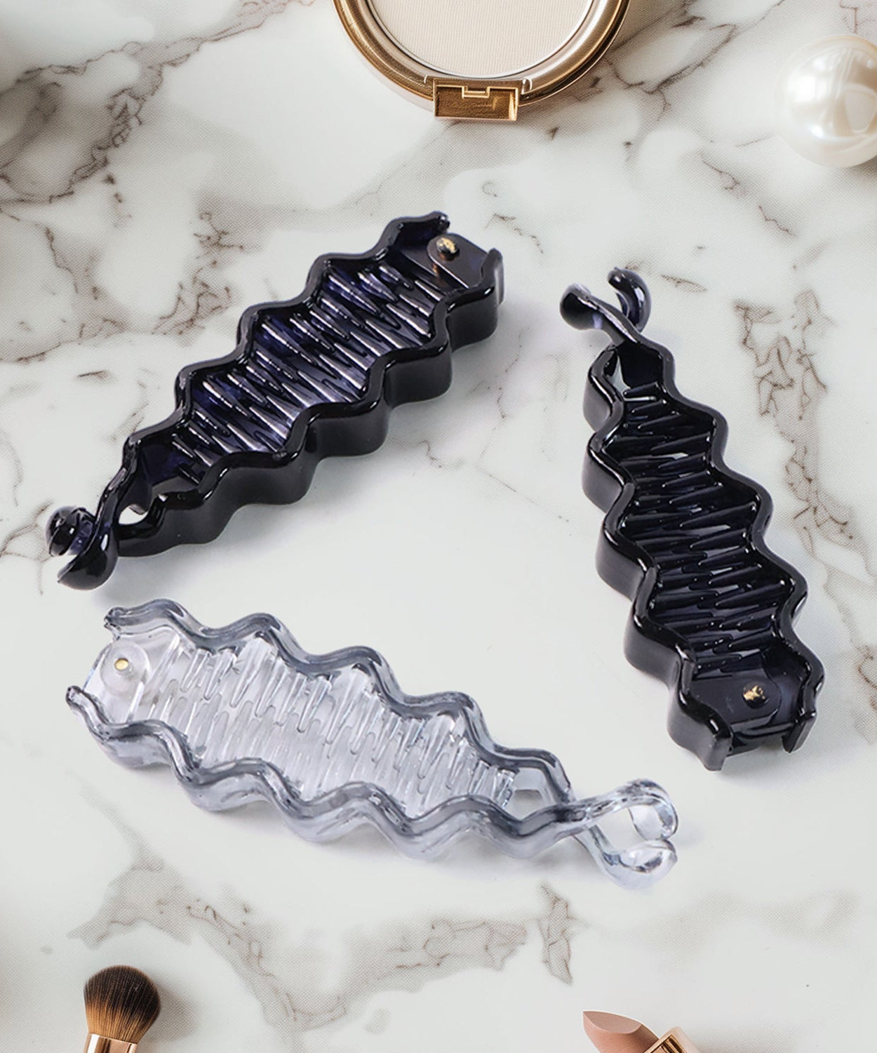 Plastic Hair Claw Clips Strong Clips (12 Pc / Mix Color), Hair accessories