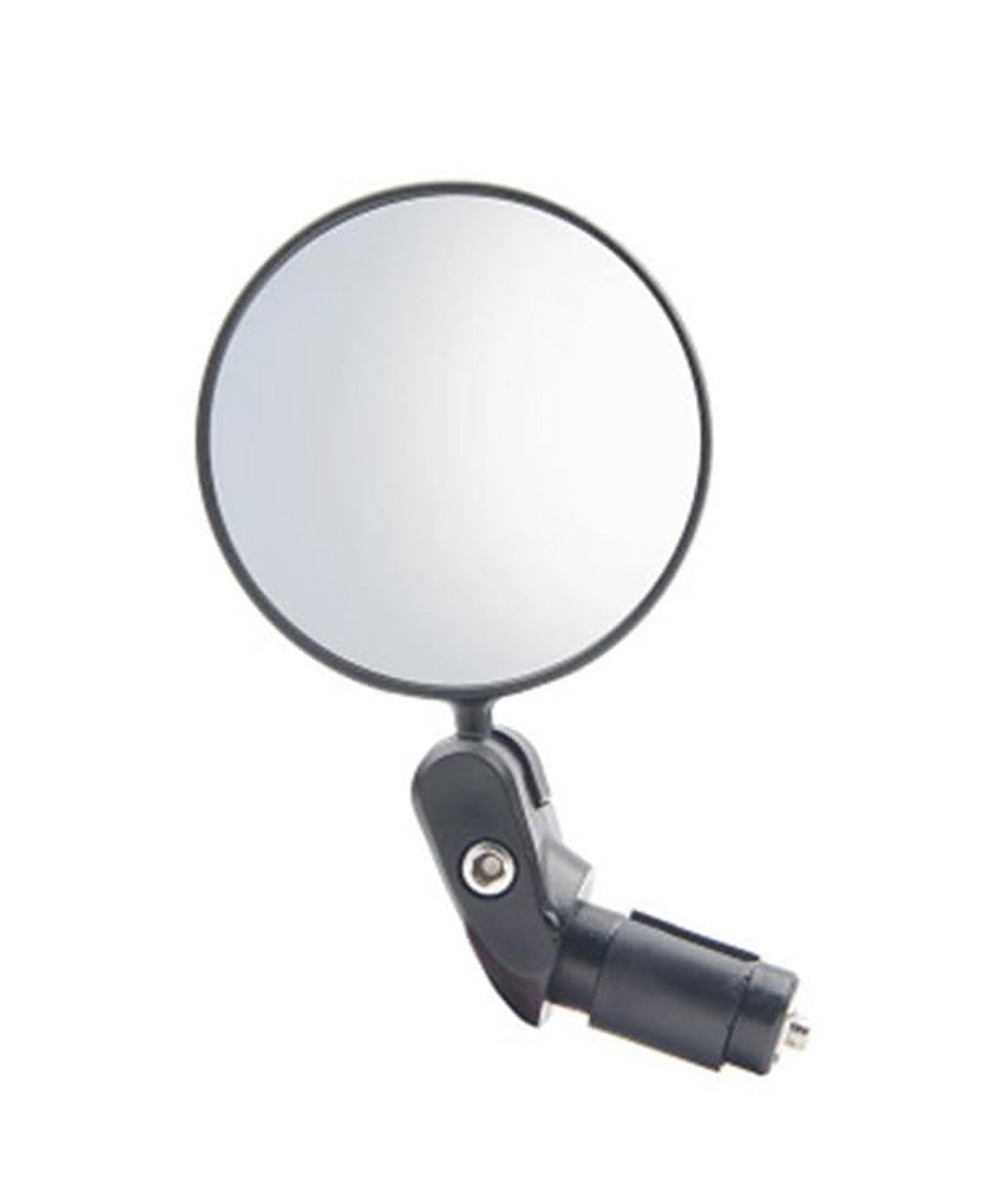 Bar End Bike Mirror: 360° Rotatable & Foldable (1 Pc)