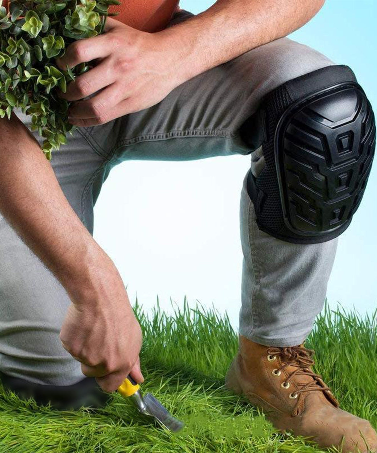 Impact-Resistant Knee Guards for Carpentry & Gardening