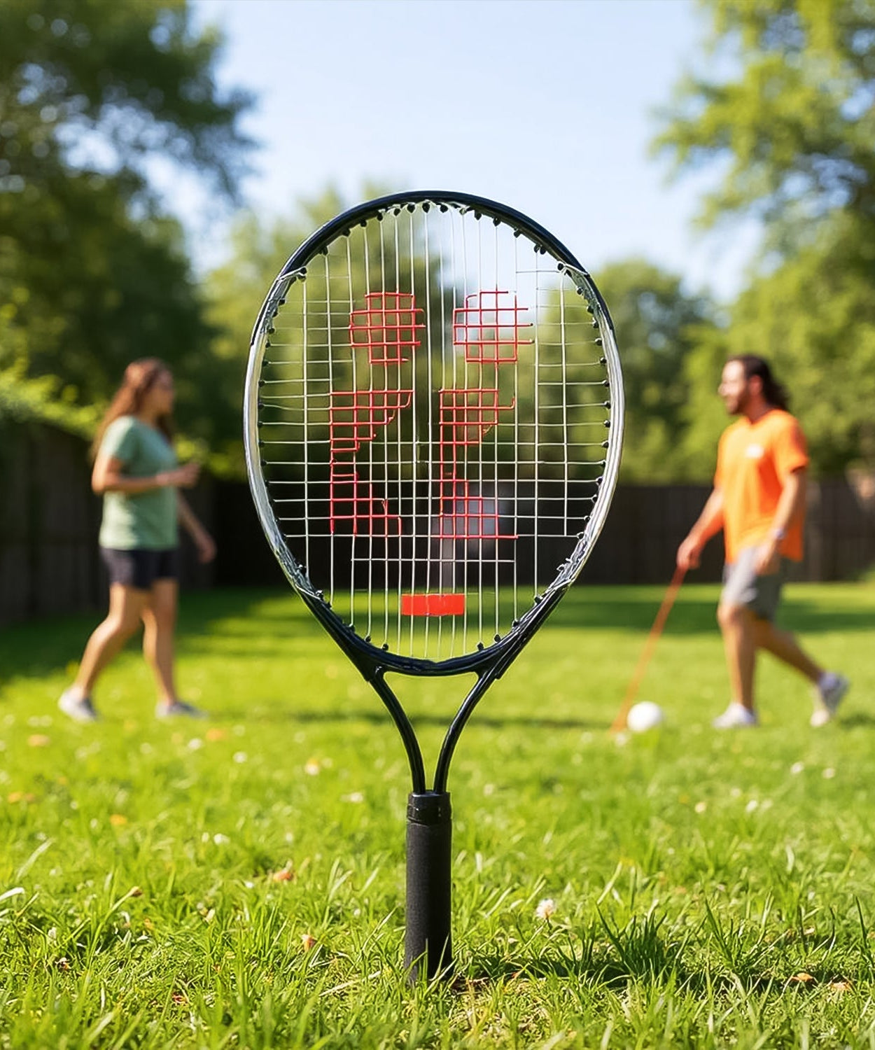 Lightweight Tennis Racket with Full Cover