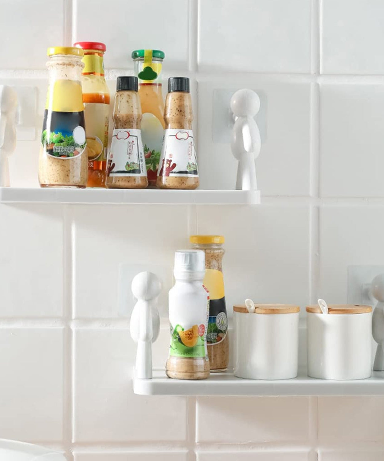 Versatile wall-mounted floating shelf, ideal for bedroom or living room use.