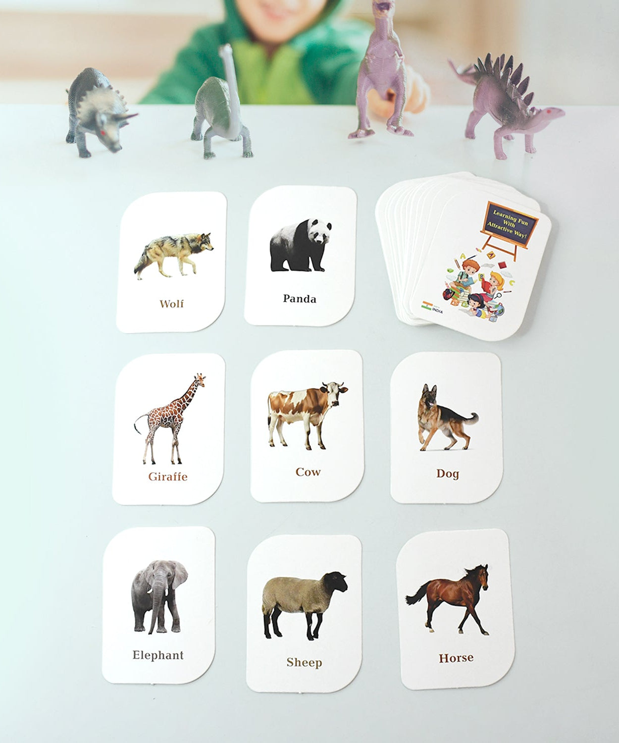 Kidkraft 32-Piece Animal Flash Cards Set