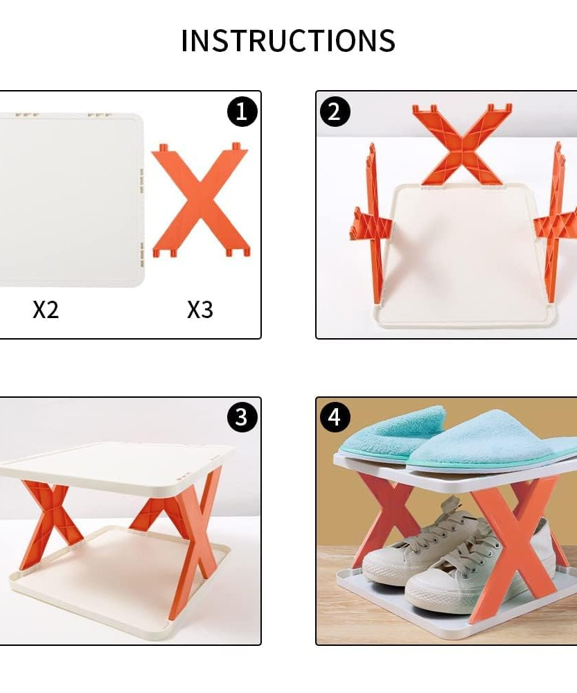 Foldable shoe storage