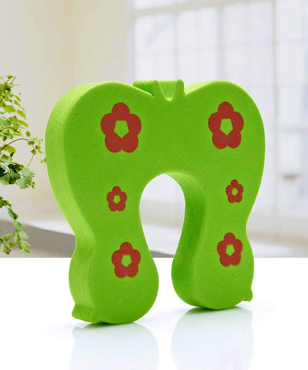 Door guard for kids, soft animal-themed stopper, keeps doors safe for children