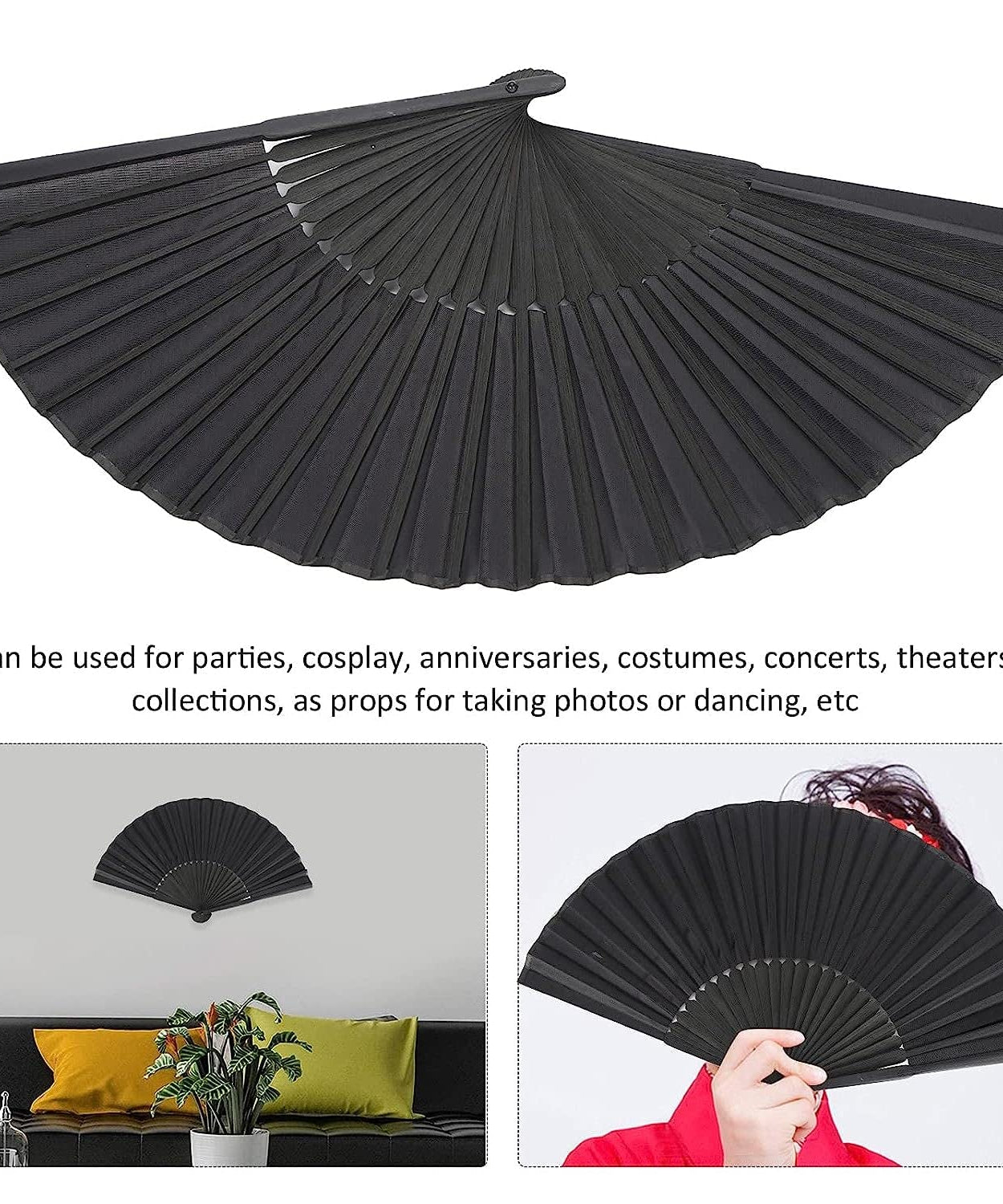 Folding Handheld Pretty Hand Fan Wedding Party Accessory Pocket Sized Fan For Wedding Gift, Party Favors, DIY Decoration, Summer Holidays (1 Pc)