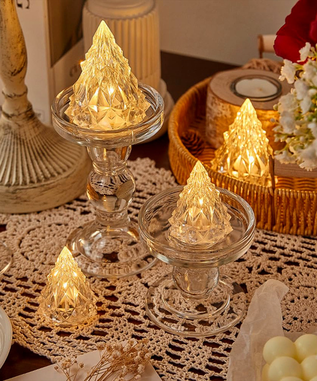 Iceberg / Pyramid Candlelight Tea Light 