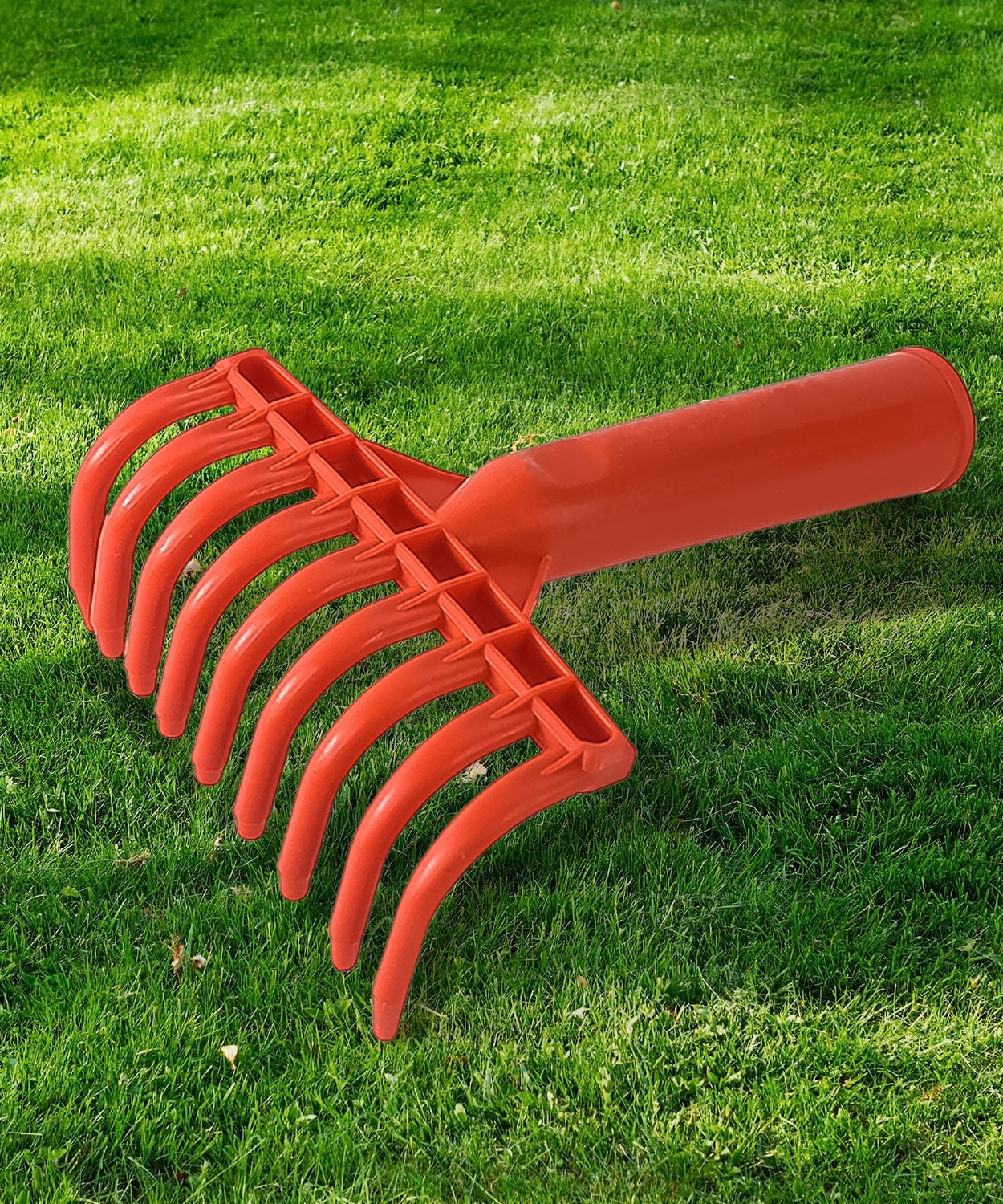 Heavy Duty Plastic Garden Hand Rake – 9-Tooth Cultivator Tool (1 Pc)