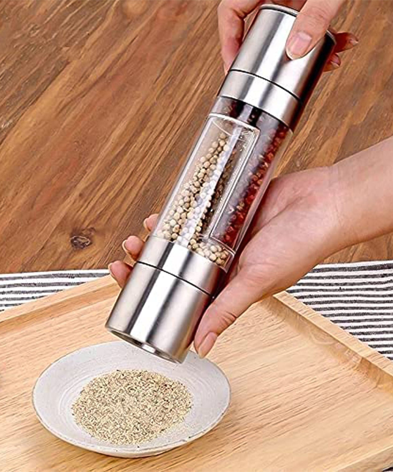 2-in-1 Manual Spice Grinder