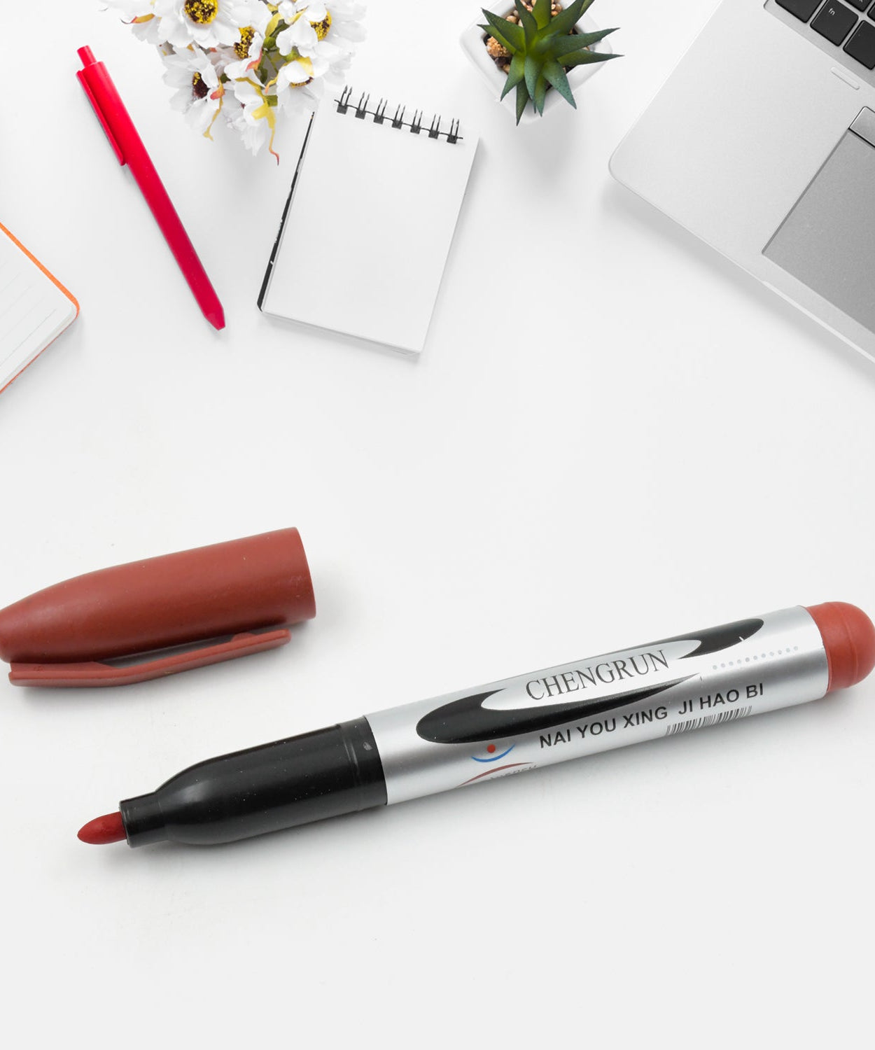 10Pc Marron Marker Permanent (10 Pc Set)