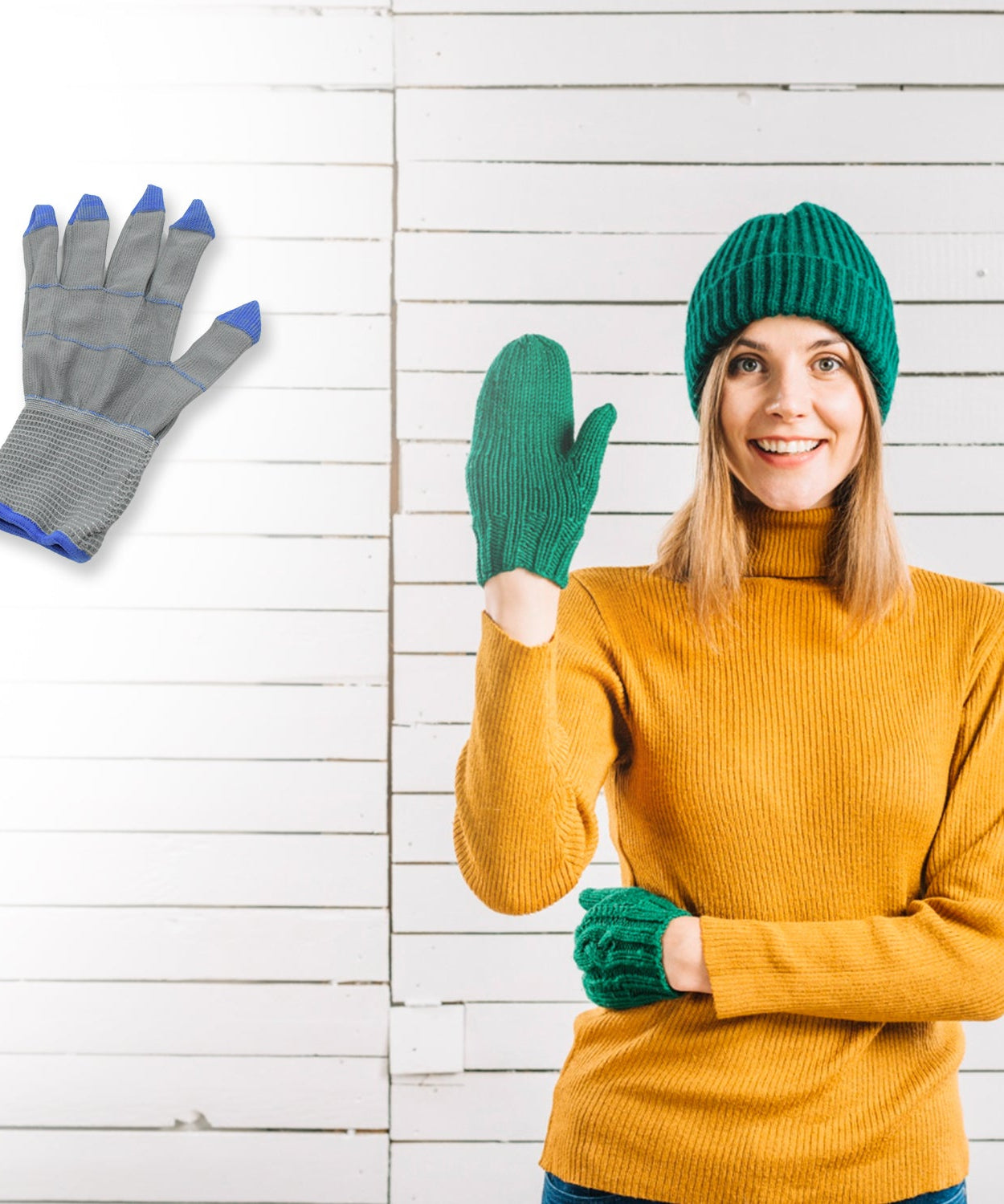 Safety gloves for cut and heat resistance
