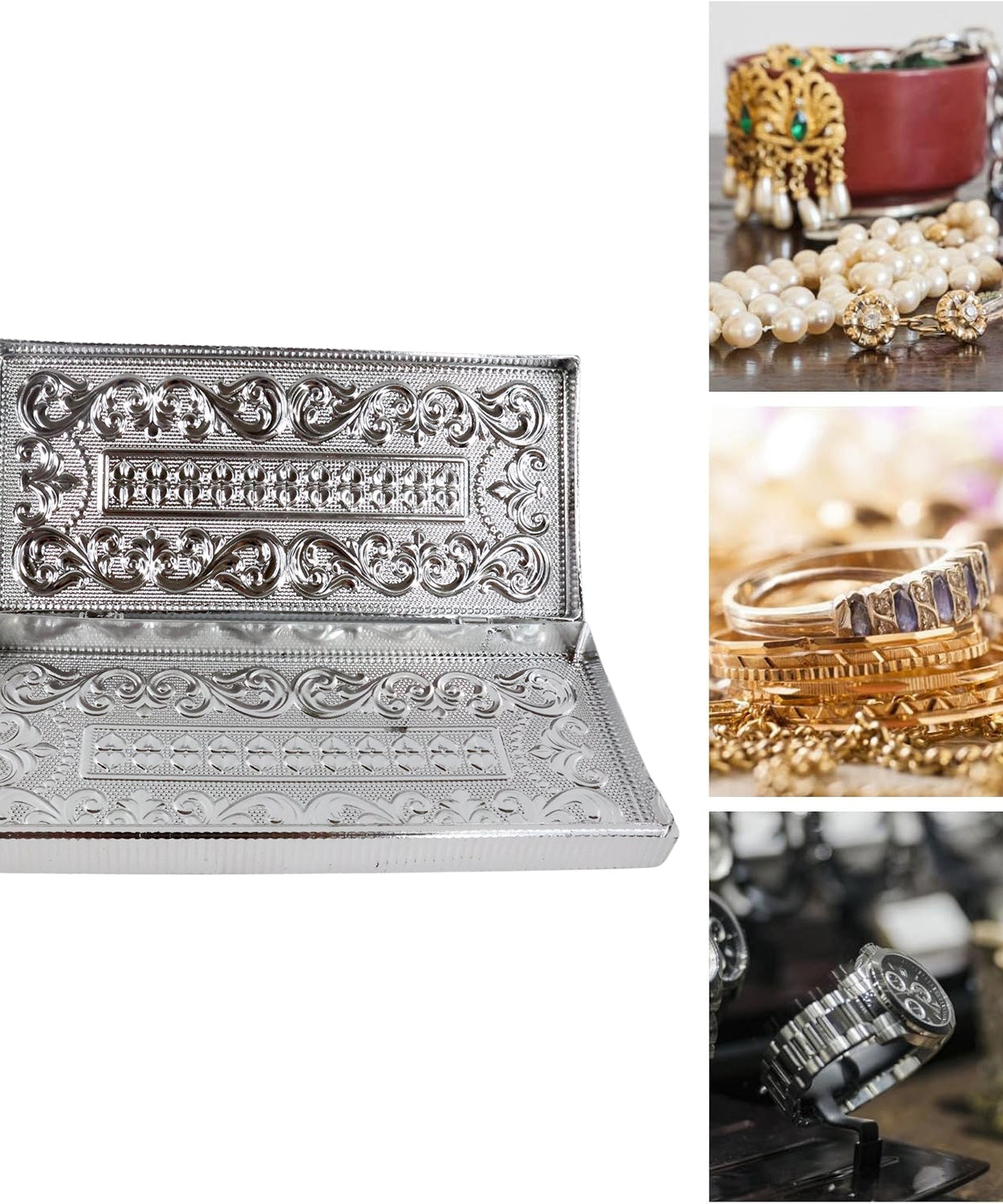 Multipurpose Rectangular Shaped Decorative Designer Gifting Cash Box  (1 Pc / 20×9 Cm)