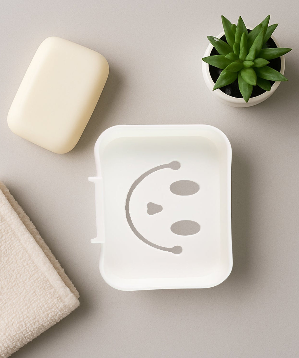 Self Adhesive Wall Mounted Soap Dish Holder (1 Pc)