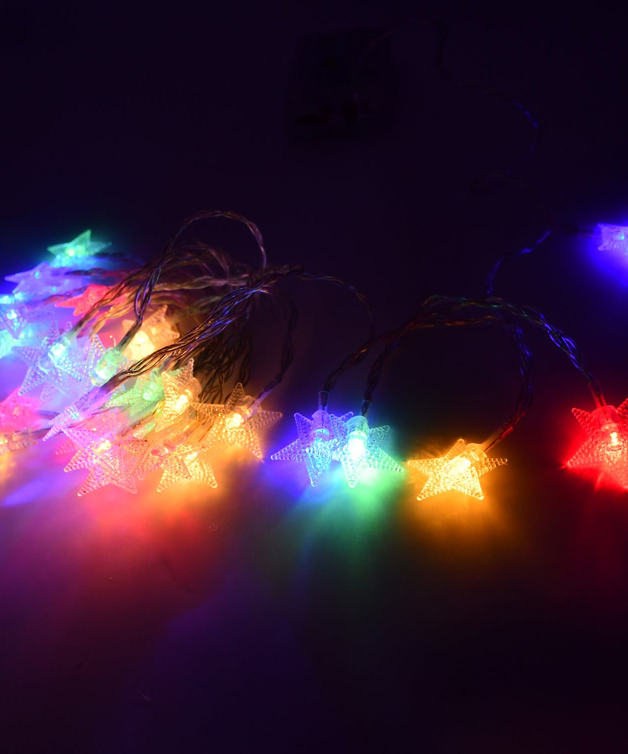 28 LED / Star 3.9 Meter Star Shape Led Light Battery Operated with Flashing Modes for Home Decoration, Kids Room, Waterproof Diwali & Wedding LED Christmas Light Indoor and Outdoor Light ,Festival Decoration (Multicolor Battery Not Included 3.9Mtr)