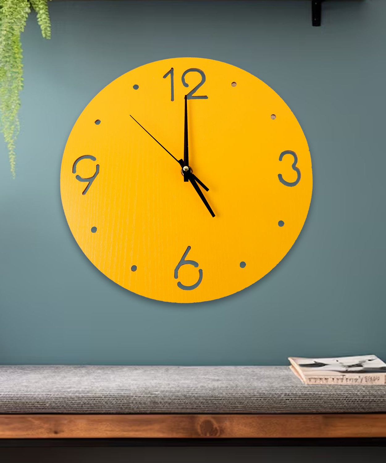 Modern Minimalist Wall Clock for Home & Office Décor (1 Pc)
