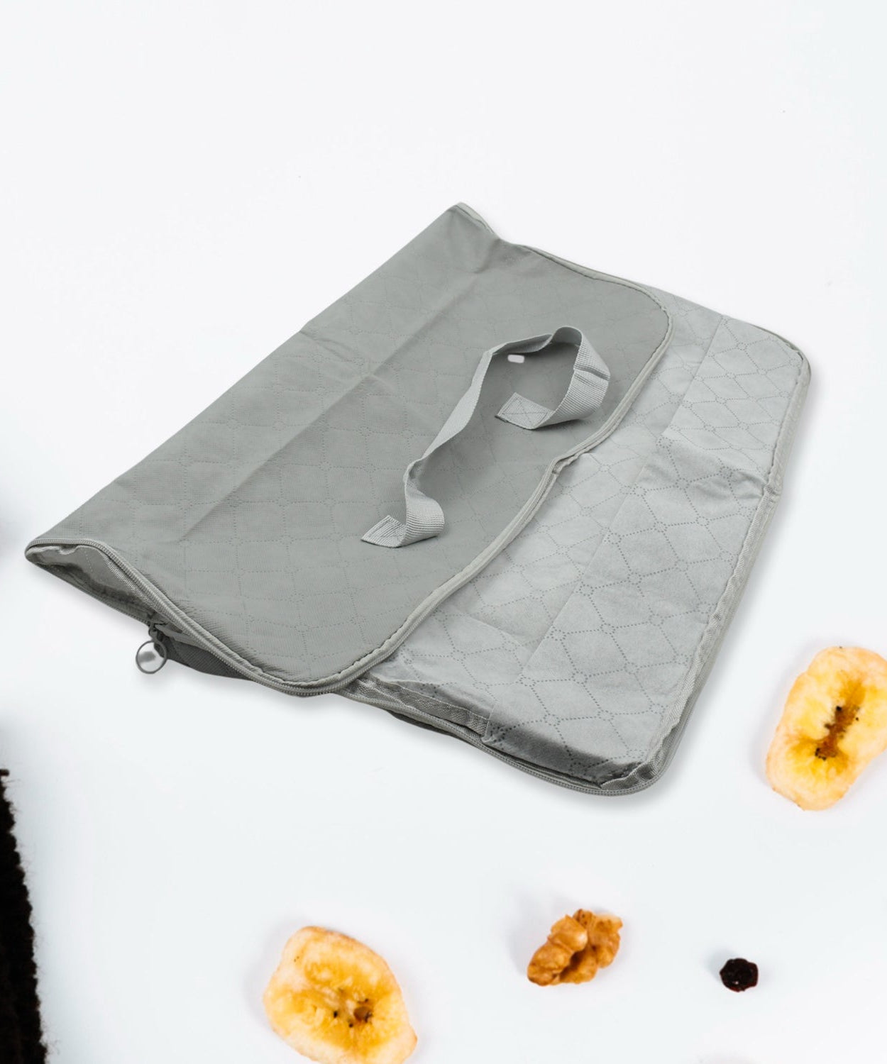 Zip-closure large bag for shopping, travel, or home organization