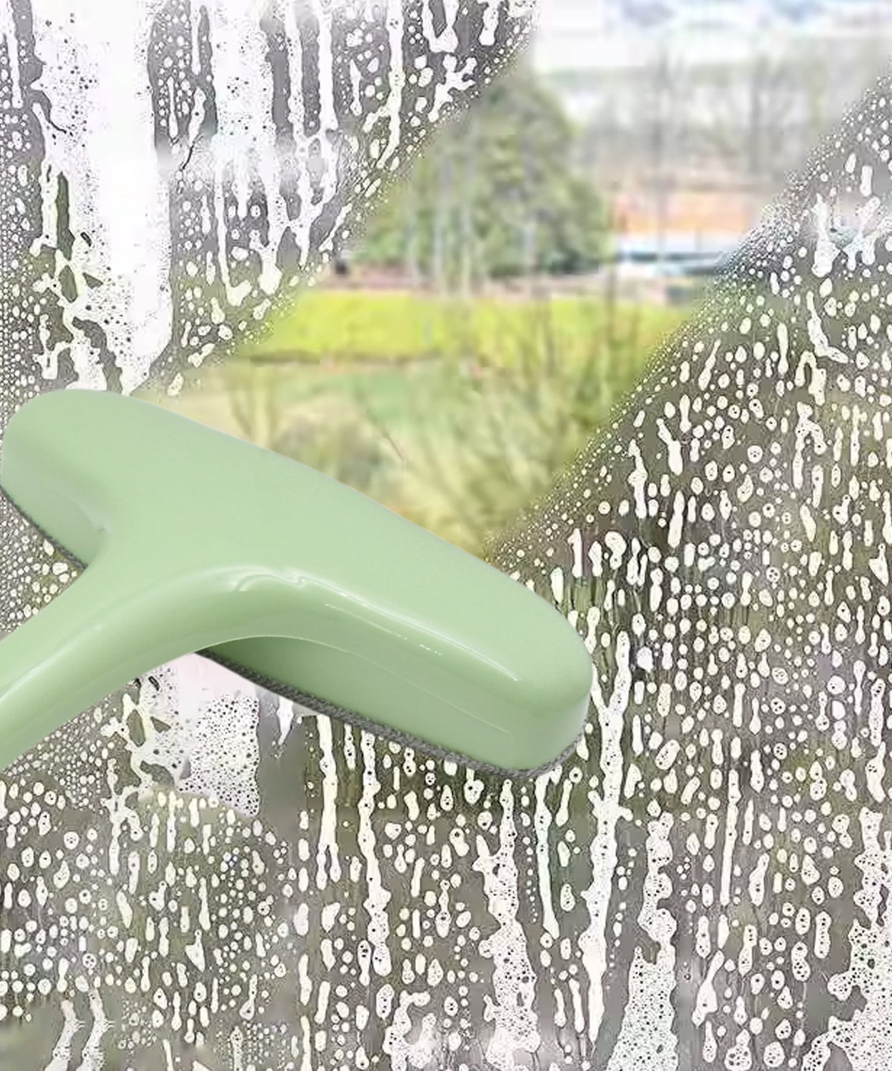 Window Screen Cleaning Brush With Extendable Handle (1 Pc)