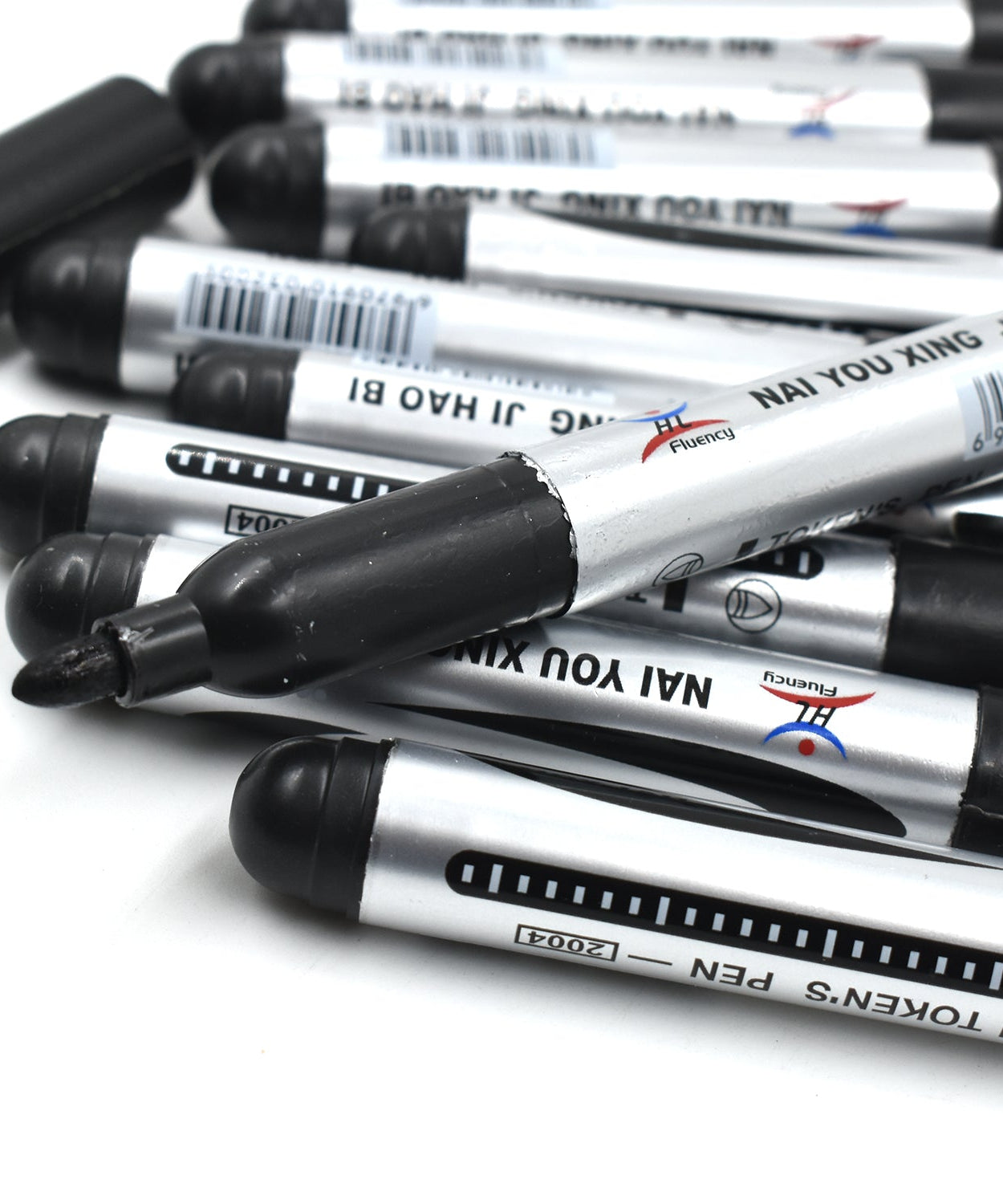 Black markers for official use