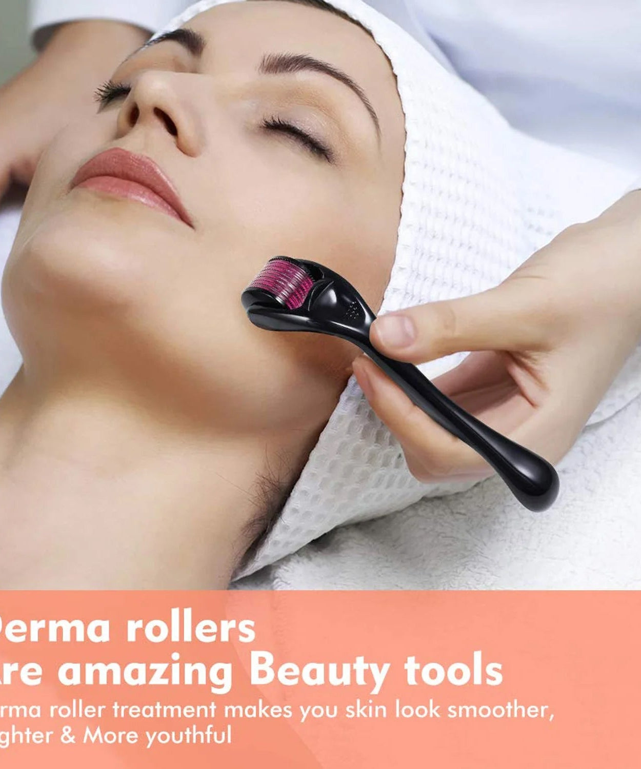 Derma Roller Anti Ageing and Facial Scrubs & Polishes Scar Removal Hair Regrowth (2 MM)