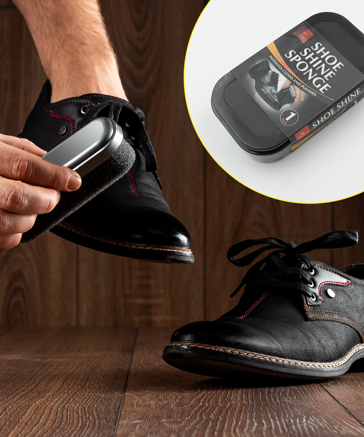 Shoe polish and shiner for all types of leather shoes