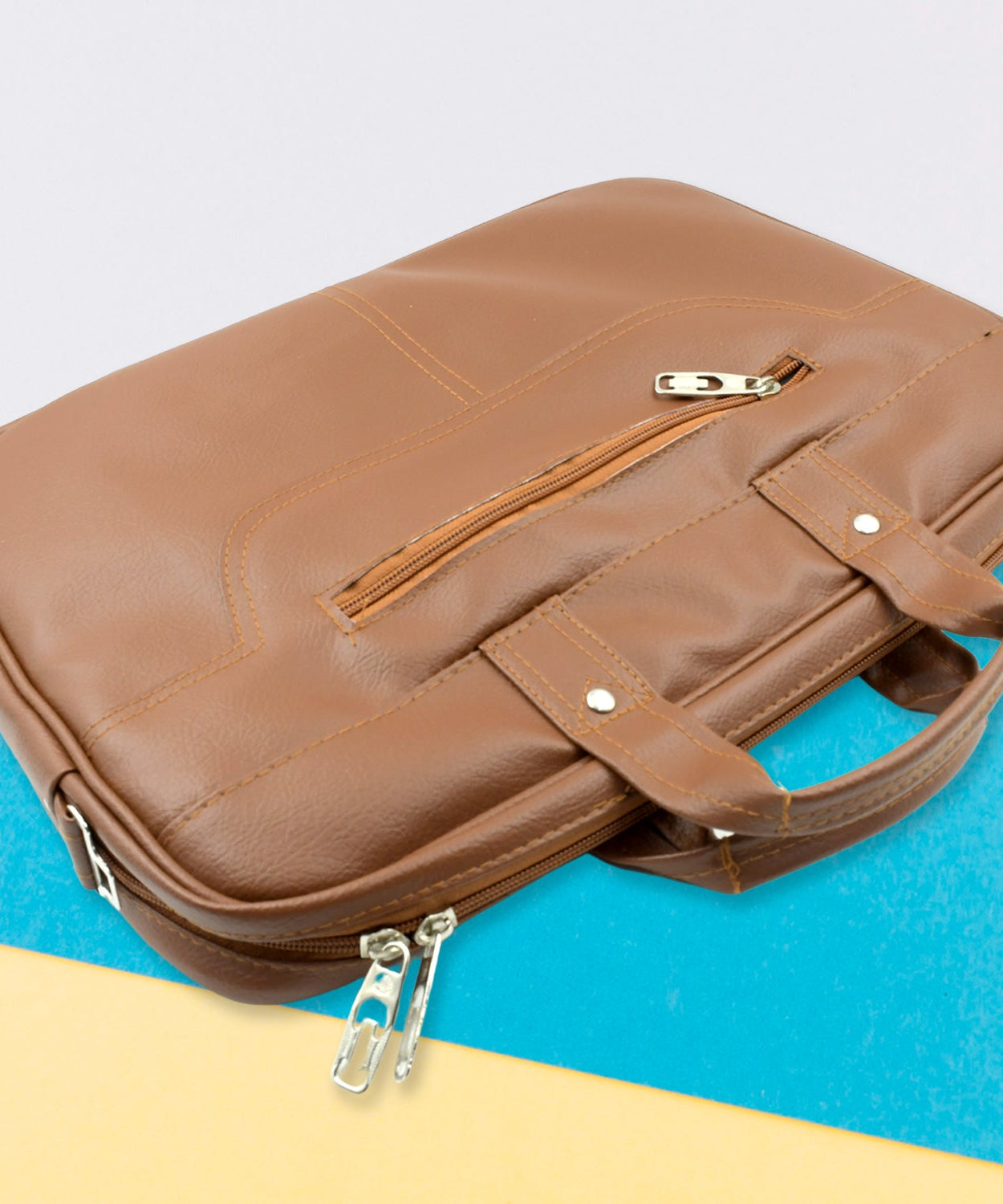 Multipurpose Bag, Shoulder Side Bag Office Laptop Faux Leather Executive Formal Laptop & MacBook Messenger / Office / Travel / Business / Shoulder / Hand / Sling Bag for Men Women with Multiple compartments