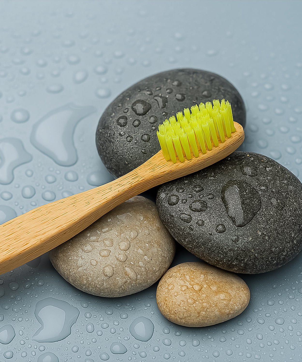 Eco-Friendly Natural Bamboo Toothbrush with Medium Bristles (1 Pc)