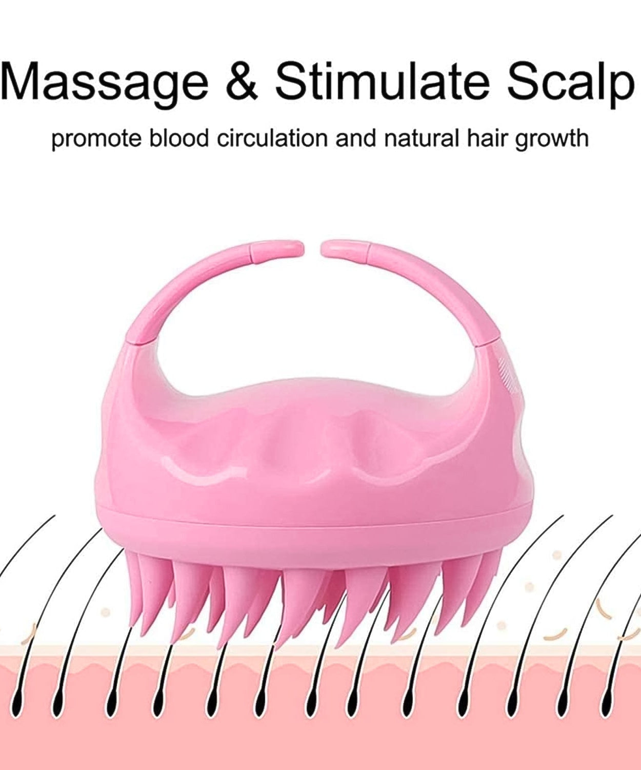 Scalp Massager, Head Massager Comb (1 Pc), Hair accessories