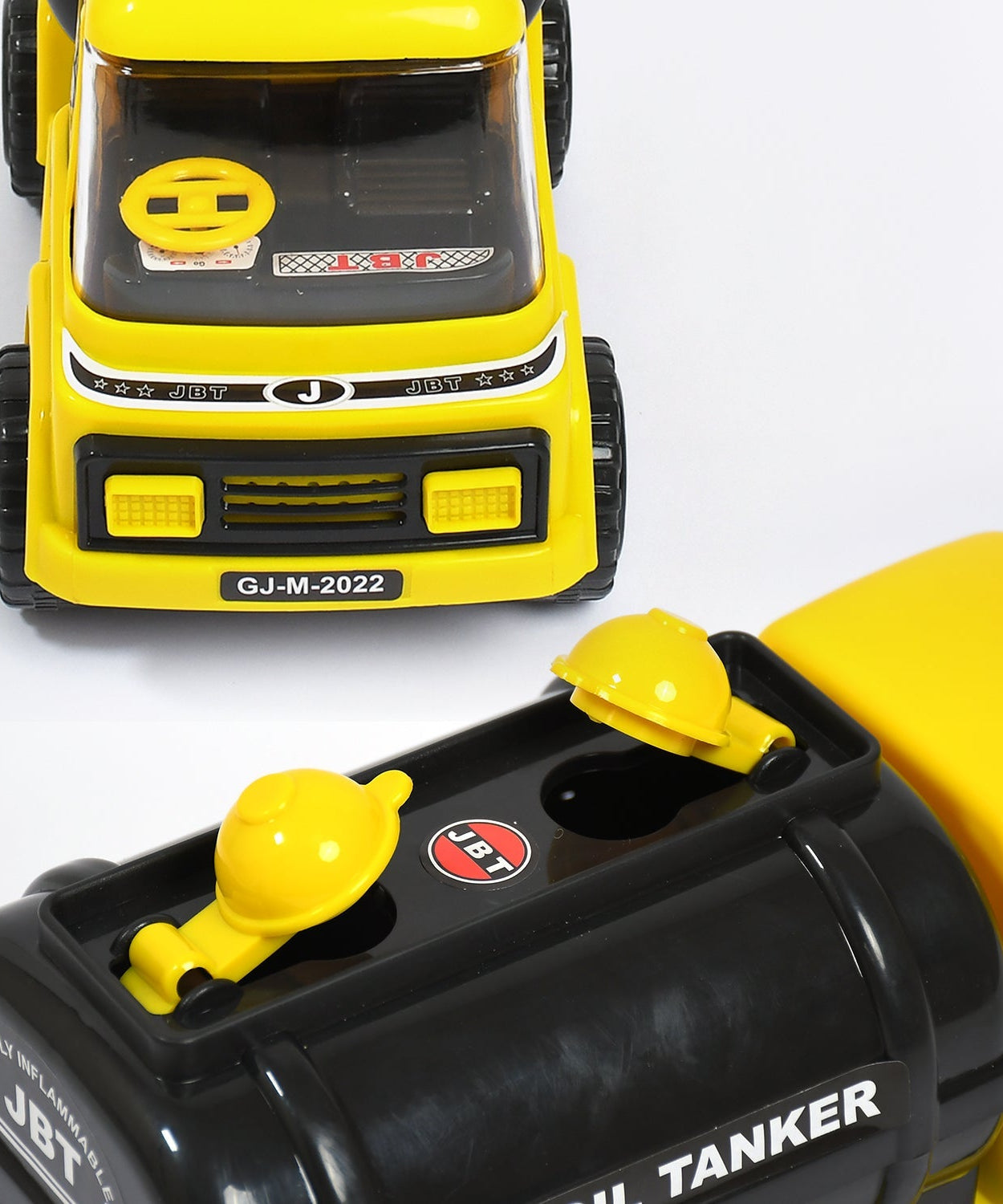 Large unbreakable toy truck with engine sound effect