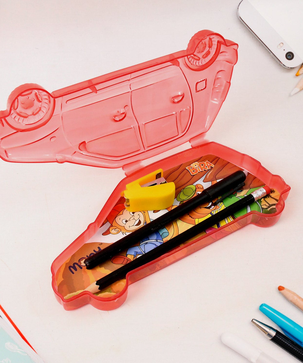 Cute Sports Car Shape Compass Box