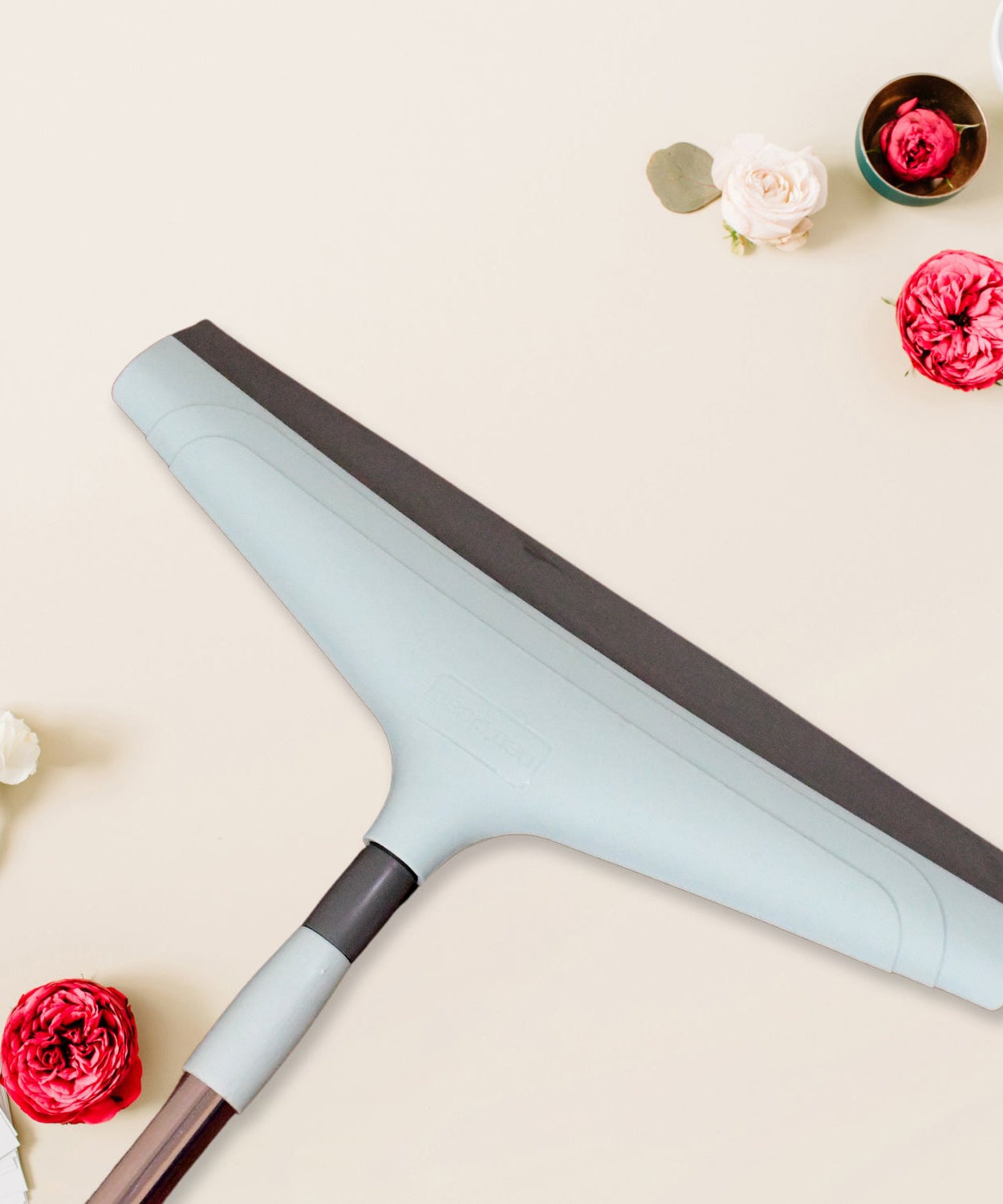 Ganesh 16 inch telescopic floor wiper, various views.