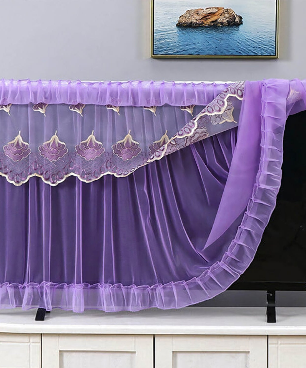 Dustproof Cover for Indoor, TV Screen Protector Cloth Cover (32 Inch)