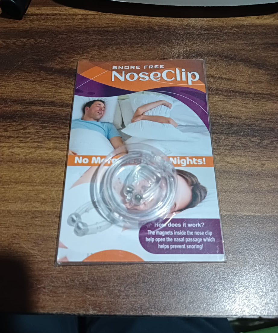 Anti-Snore Nose Clip for Heavy Snorers (Silicone, 1 Pc)