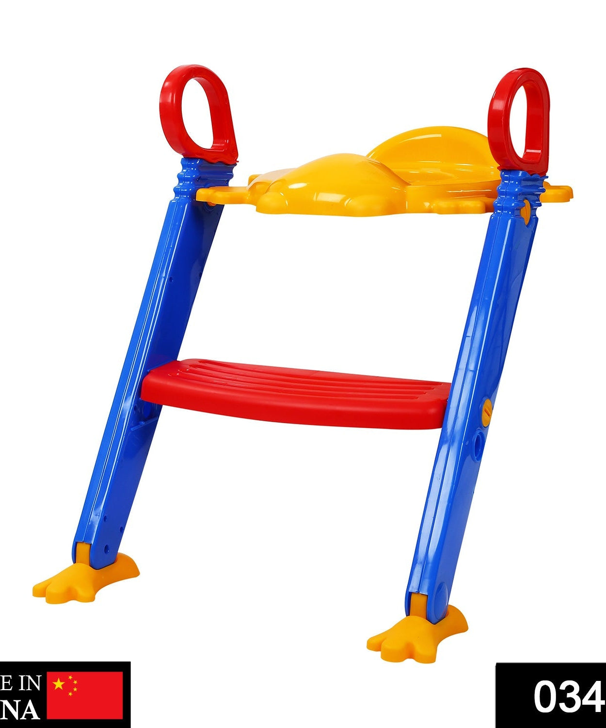 Toddler potty seat with ladder