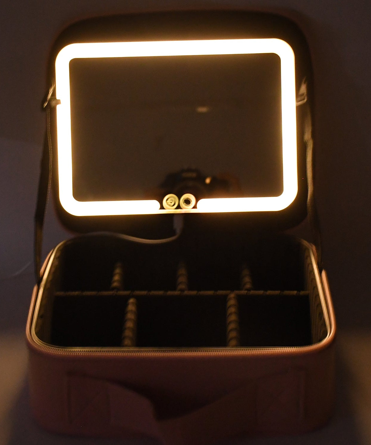 Premium LED Light Makeup Organizer Box (1 Pc / Mix Color)