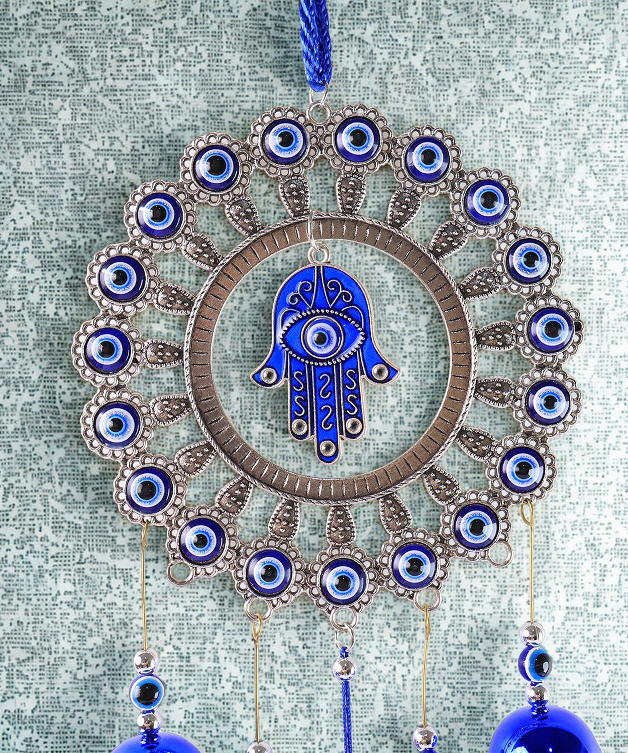 Decorative OM Evil Eye Wind Chime Wall Hanging (Mix Desin & 1 Pc)