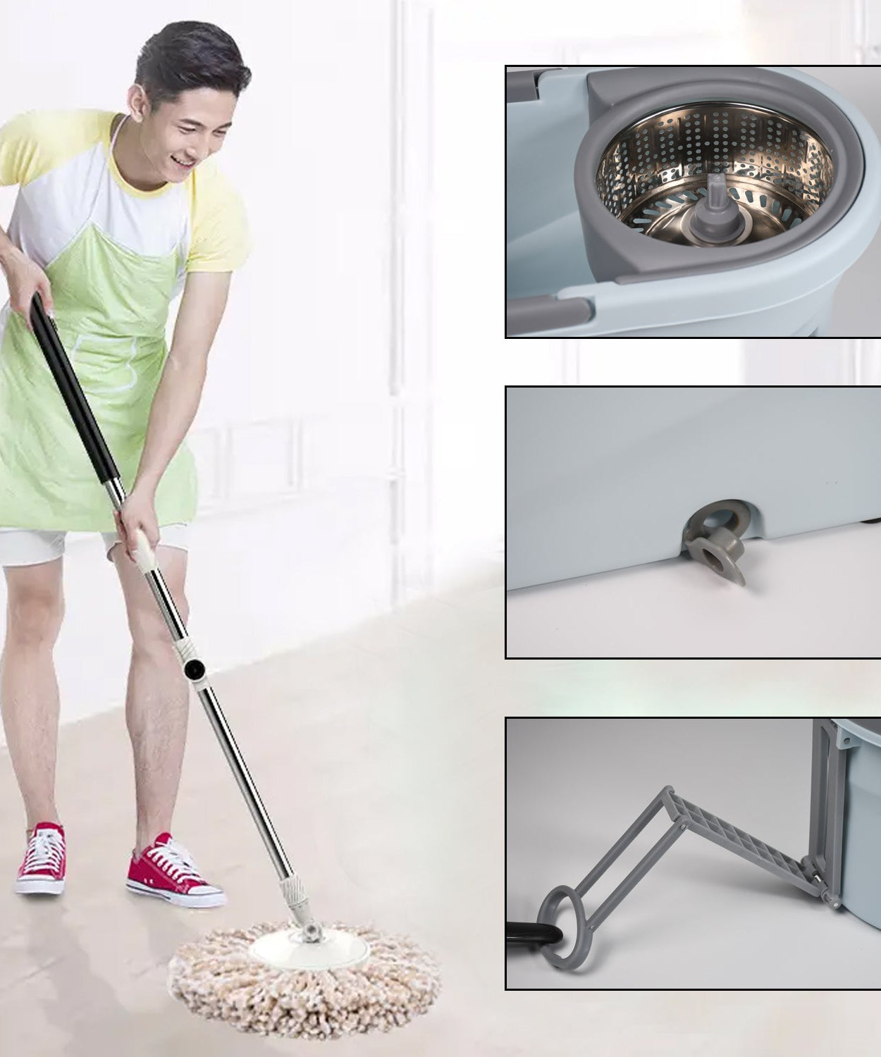 Steel Spin Mop