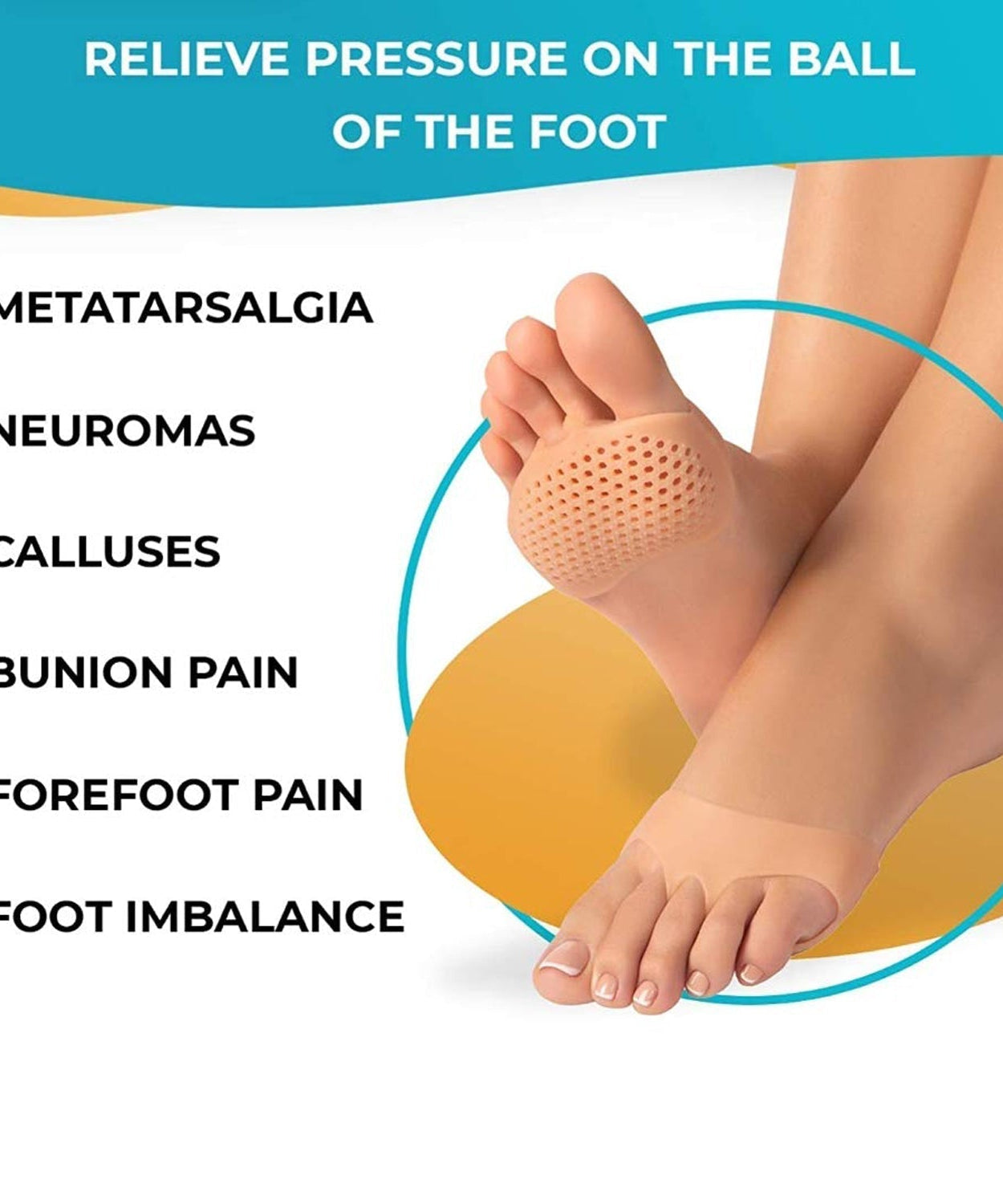 Silicone Tiptoe Protector – Cover for Men & Women